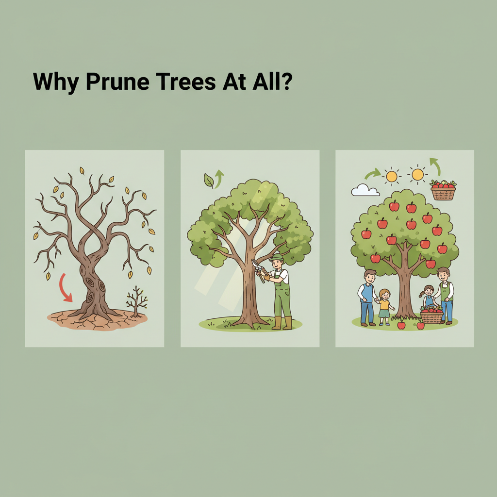 Навіщо взагалі обрізати дерева?